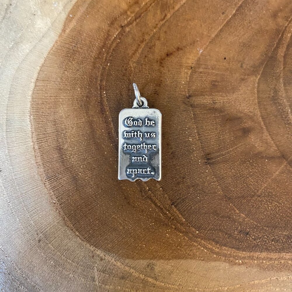 RETIRED James Avery Mizpah Charm, Sterling Silver